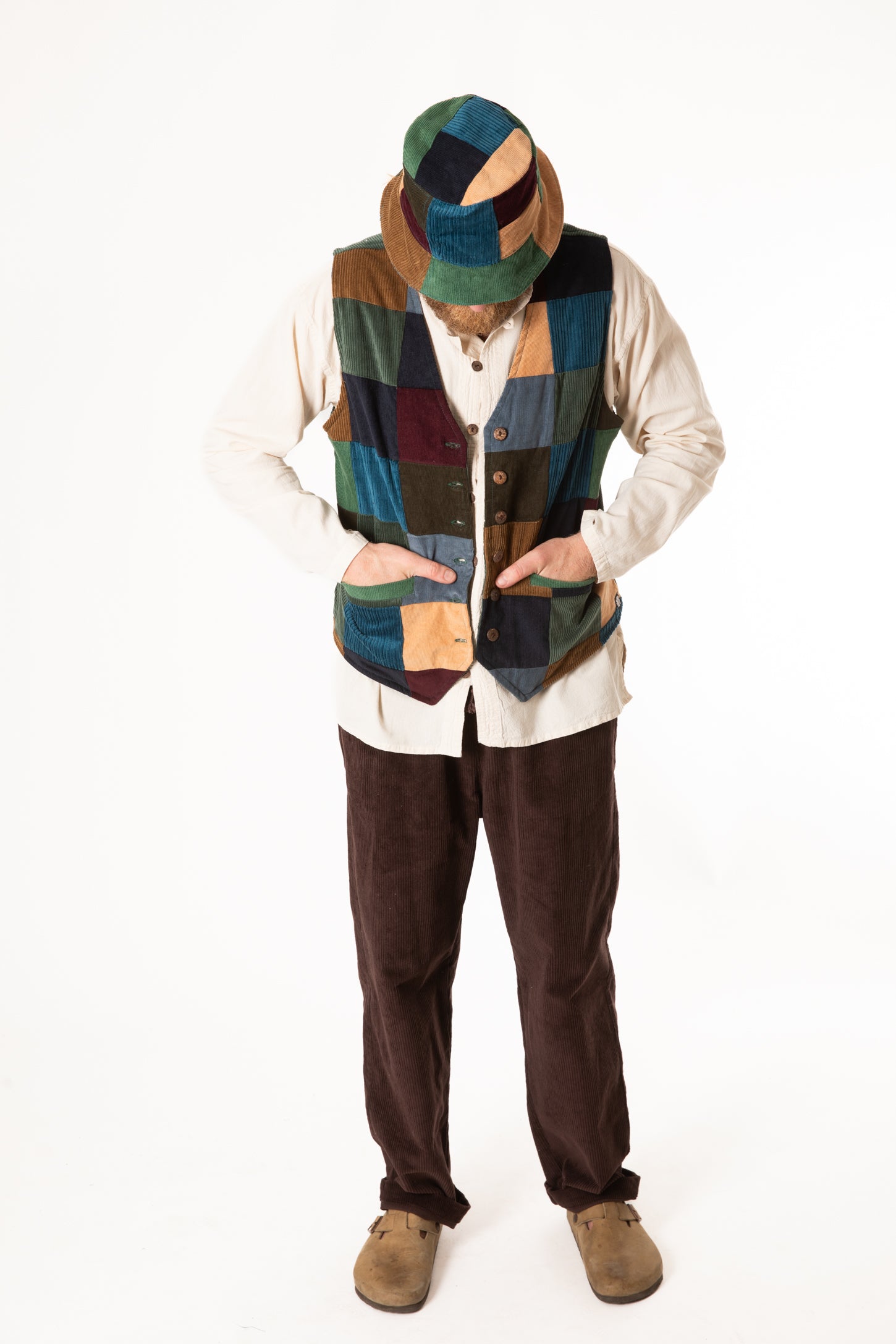 Tokha Patchwork Corduroy Vest · Mexicali Blues