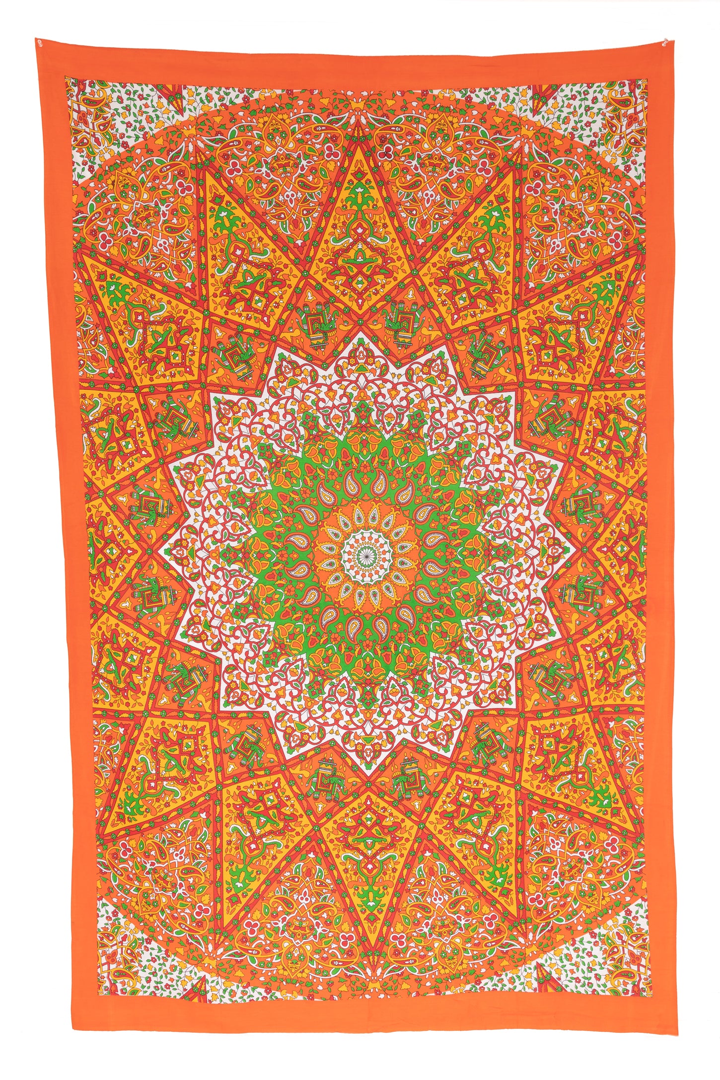 Orange tapestries best sale