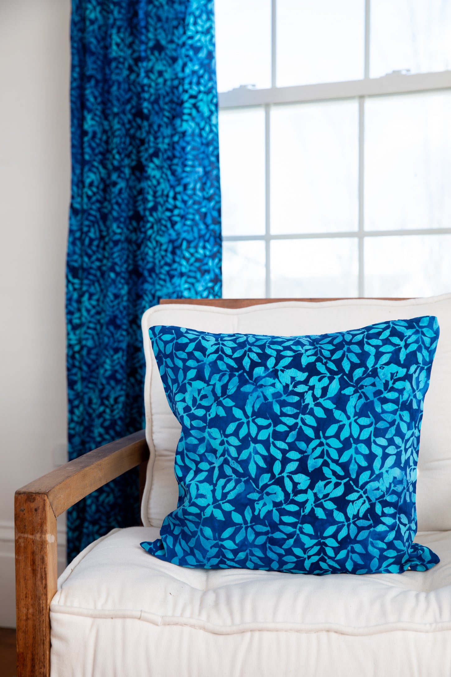 Blue pillow outlet sham