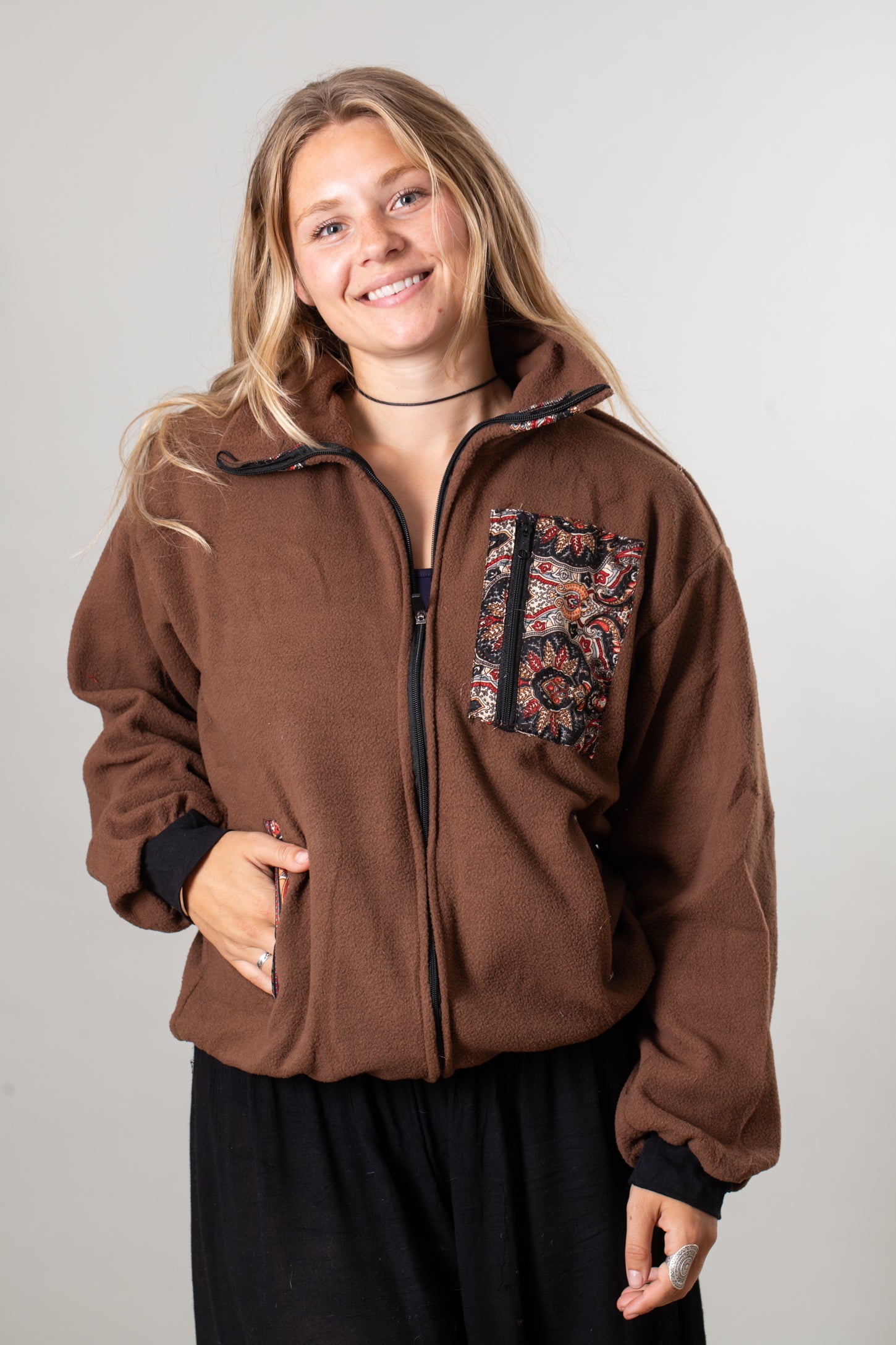 BLESS U/balaclava fleece jacket/size:Lblessu